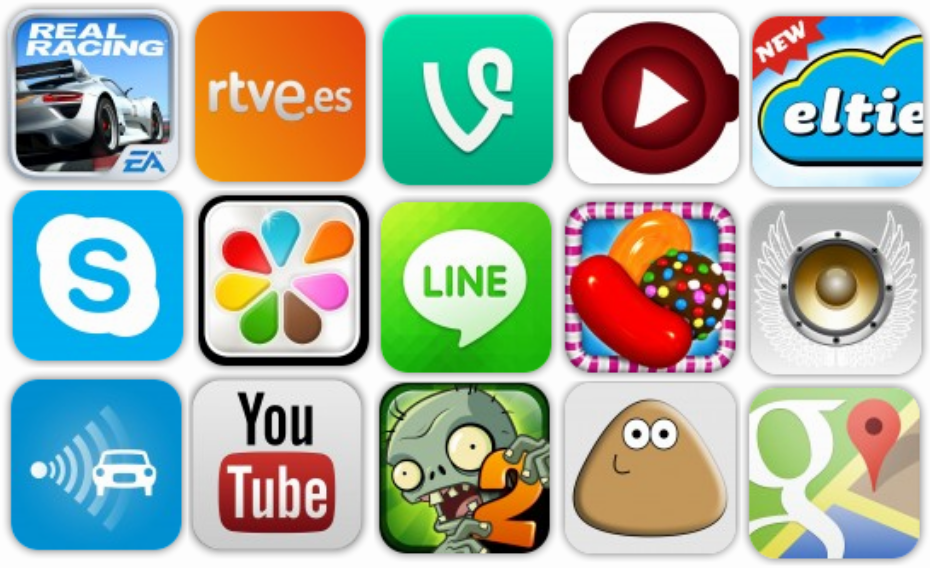 Las apps mas descargadas