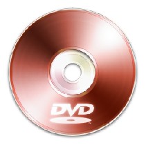 DVD icon red
