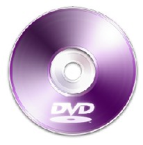 DVD icon violet