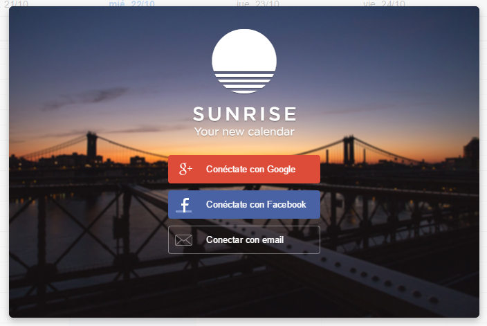 Sunrise, el mejor calendario para tu ordenador y tu móvil