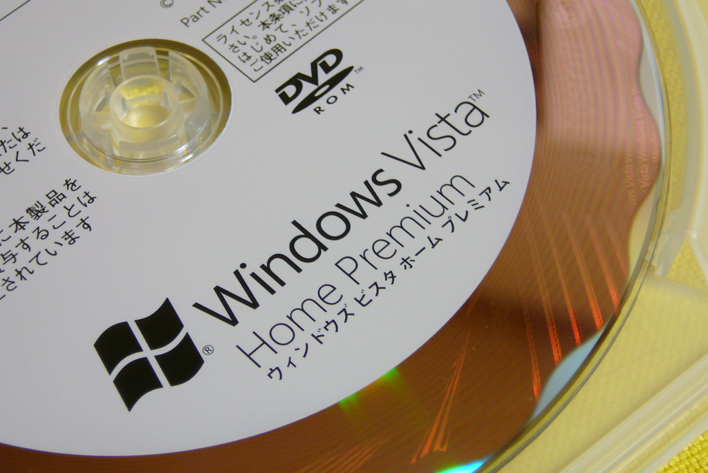 DVD de Windows Vista