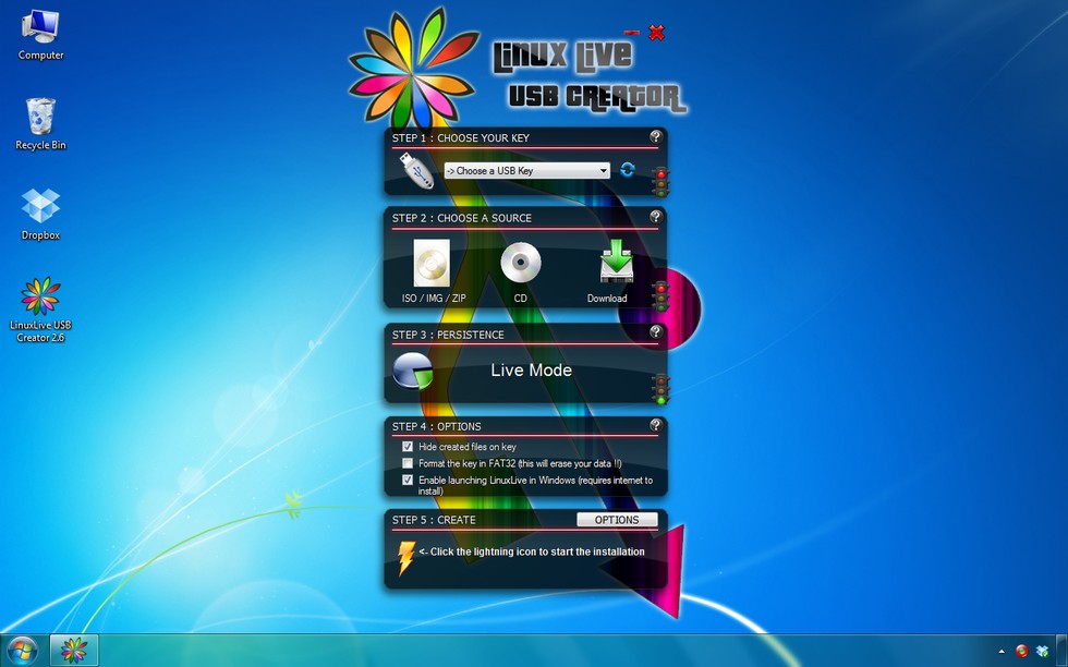 Linux Live USB Creator