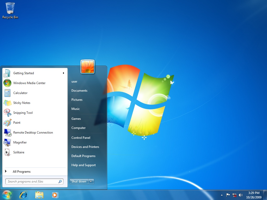 Escritorio de Windows 7